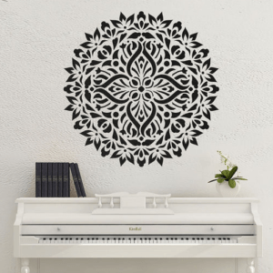 Dekorativni Šablon Alba Rose Mandala