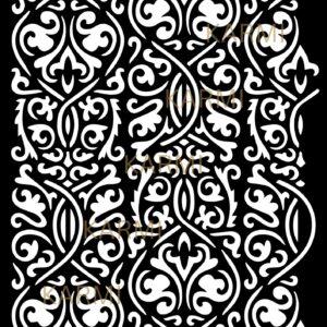 Dekorativni Šablon Kantha Flower